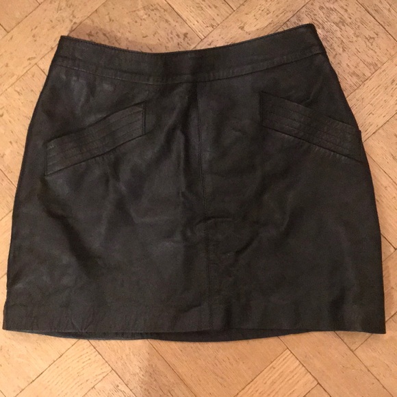 Zara leather mini skirt - Picture 1 of 3